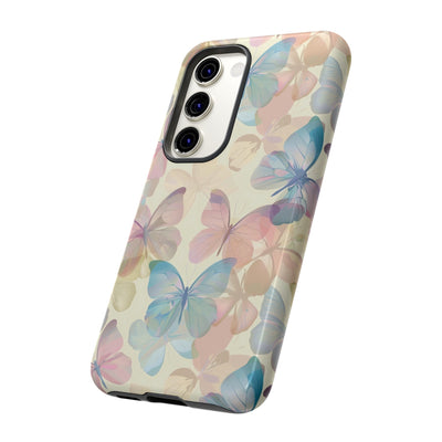 Cute Samsung Case | Cool Iphone Case | Summer Pastel Butterflies, Samsung S24, S23, S22, S21, IPhone 15 Case | Iphone 14 Case, Iphone 13 Case
