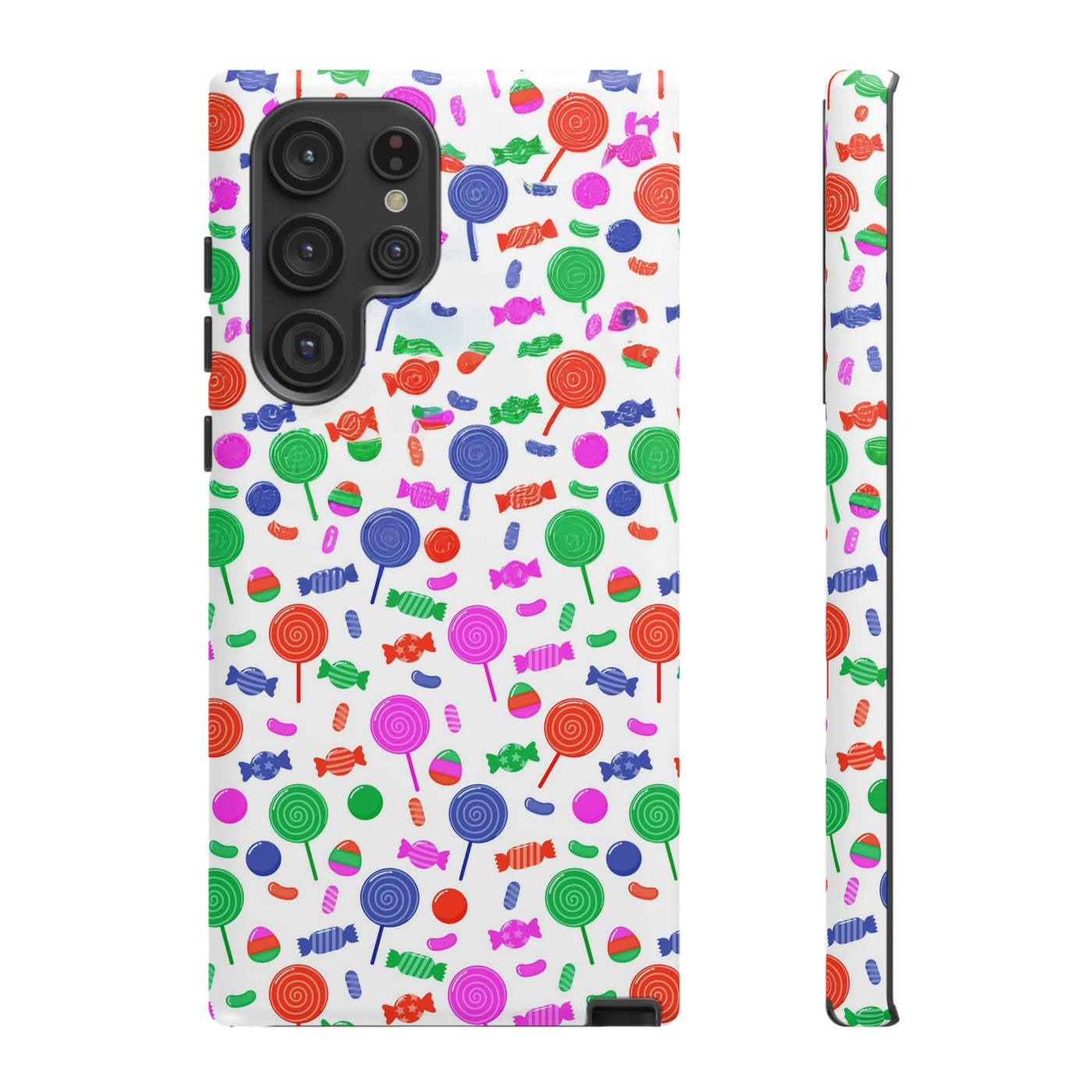 Cute Samsung Case | Cool Iphone Case | Red Summer Lollipops, Samsung S24, S23, S22, S21, IPhone 15 Case | Iphone 14 Case, Iphone 13 Case