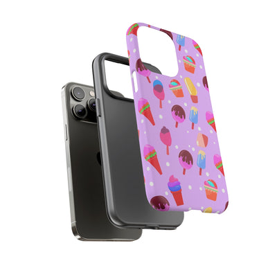 Cute Samsung Case | Cool Iphone Case | Summer Pink Ice-Cream, Samsung S24, S23, S22, S21, IPhone 15 Case | Iphone 14 Case, Iphone 13 Case