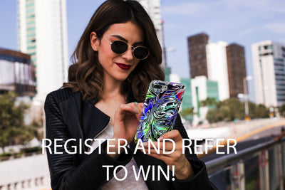 Register and Refer To Win a Free Iphone Case!