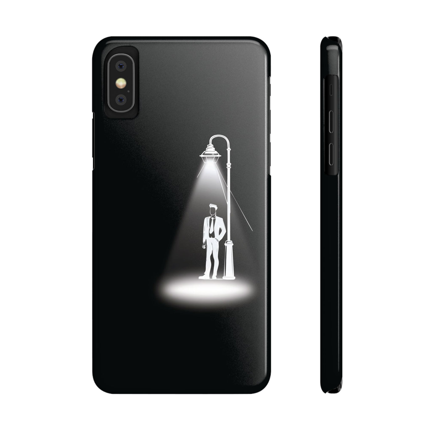 Slim Mystery Man Spotlight Gift for Her Cute Phone Cases for Iphone 16 Pro Max | iPhone 15 Case | iPhone 15 Pro Max Case, Iphone 14, 13, 12, 11, 10, 8, 7