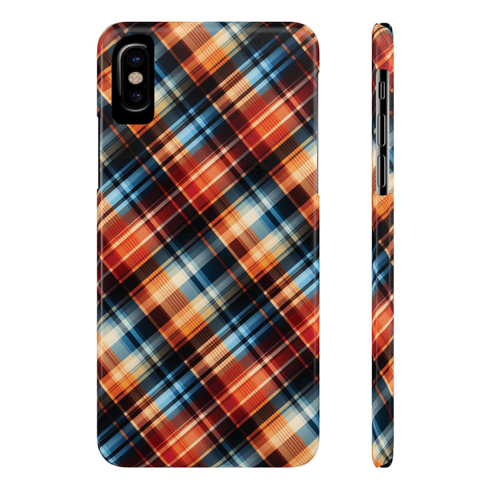Slim Checkered Plaid Gift for Her Cute Phone Cases for Iphone 16 Pro Max | iPhone 15 Case | iPhone 15 Pro Max Case, Iphone 14, 13, 12, 11, 10, 8, 7 - Studio40ParkLane