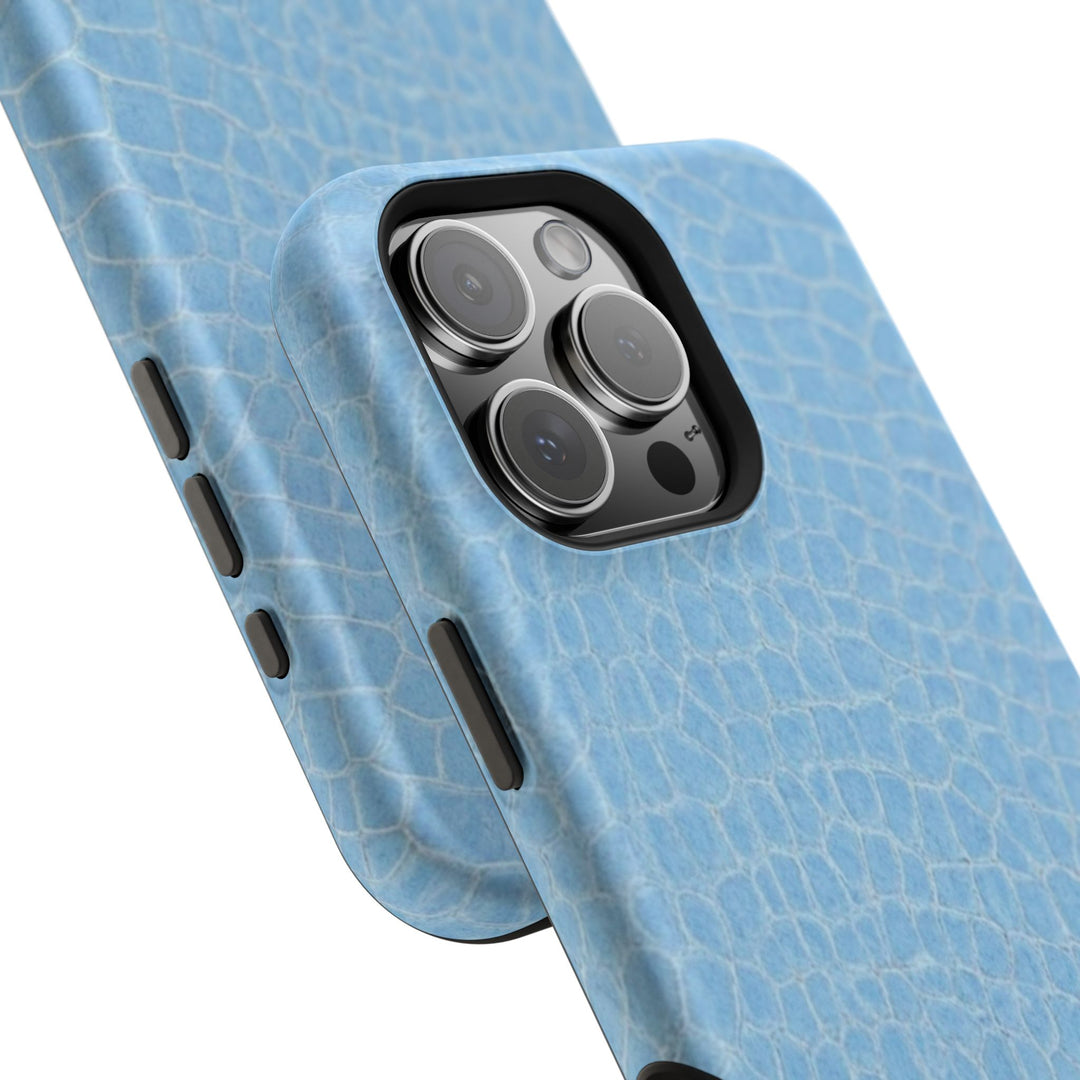 Non Leather Blue Color Pattern Magsafe Cute Phone Case for Iphone Gift for Her, | iPhone 15 Case | iPhone 15 Pro Max Case, Iphone 14, Iphone 14 Pro Max, Iphone 13, Iphone 16 - Studio40ParkLane