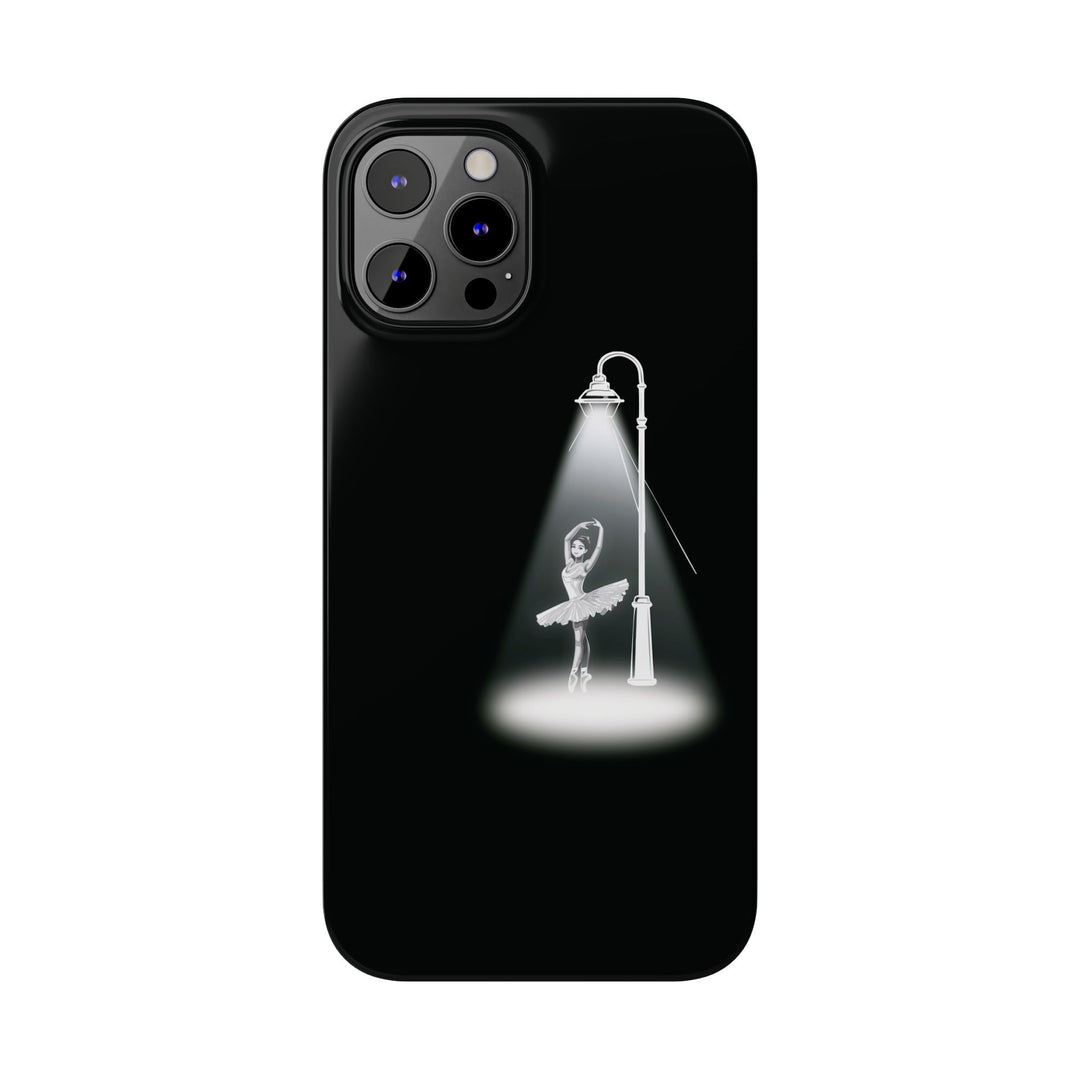 Slim Ballet Dancer Spotlight Gift for Her Cute Phone Cases for Iphone 16 Pro Max | iPhone 15 Case | iPhone 15 Pro Max Case, Iphone 14, 13, 12, 11, 10, 8, 7 - Studio40ParkLane