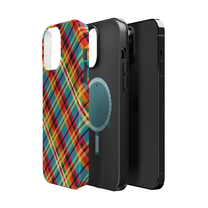Checkered Plaid Magsafe Gift for Her Cute Phone Case for Iphone, | iPhone 16 | iPhone 15 Pro Max, Iphone 14 Pro Max, 13 12 11 10 9 8 7 - Studio40ParkLane