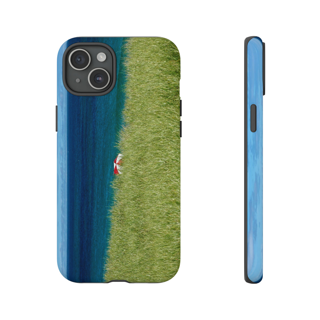 Cute IPhone Case | iPhone 15 Case | iPhone 15 Pro Max Case, Iphone 14 Case, Iphone 14 Pro Max Case IPhone Case for Art Lovers - Beach Parasol - Studio40ParkLane