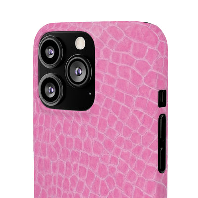 Snap Non Leather Pink Color Pattern Gift for Her Cute Phone Cases for Samsung Galaxy S24, S23, S22, S21, S20, Plus, Ultra, Iphone 16, 15, 14, Pro and Max - Studio40ParkLane