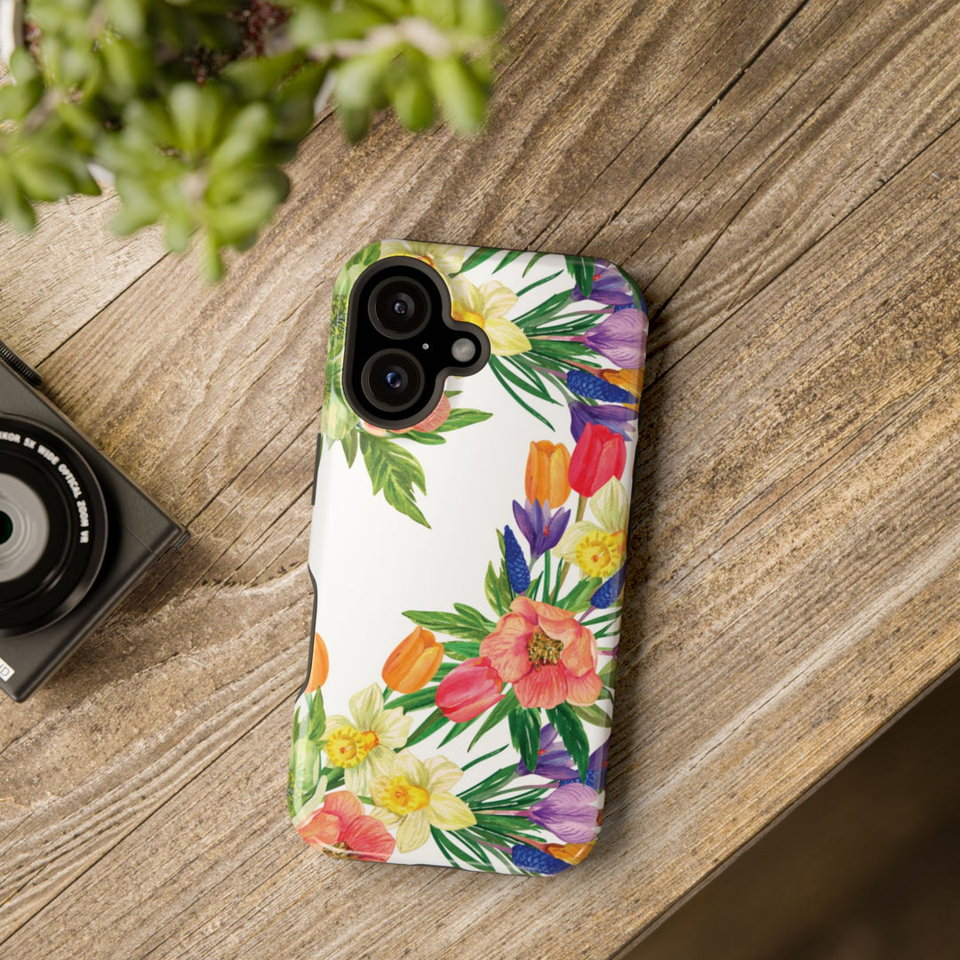 Spring Flowers Magsafe Cute Phone Case for Iphone Gift for Her, iPhone 16 Case iPhone 15 Pro Max Case, Iphone 14, Iphone 14 Pro Max, 13, 12 - Studio40ParkLane