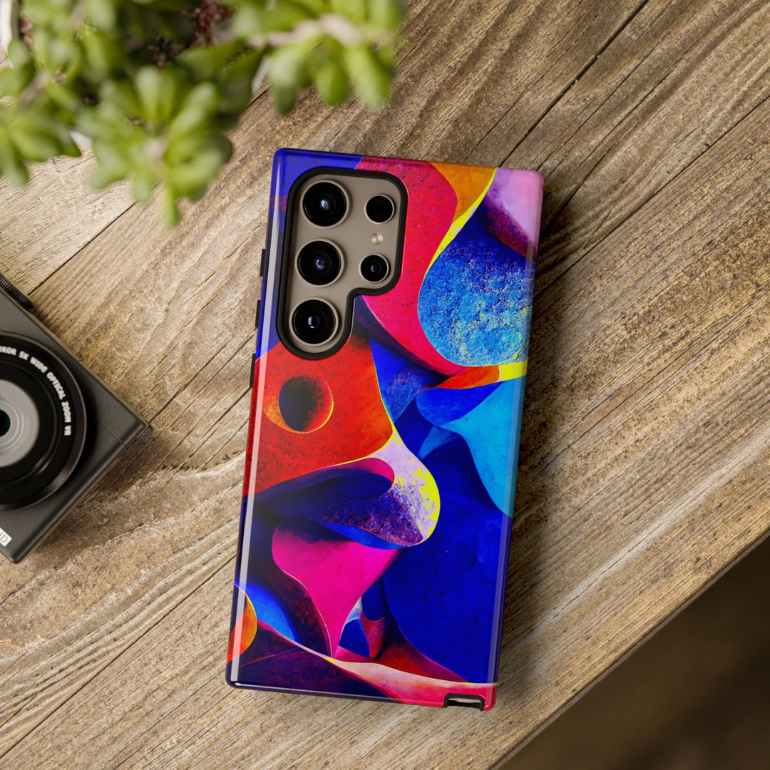Impact Resistant, Abstract Shapes, Cute Phone Cases for Samsung S24, S23, S22, S21, IPhone 15 pro Iphone 14 pro Iphone 13 IPhone 12 Iphone 11 - Studio40ParkLane