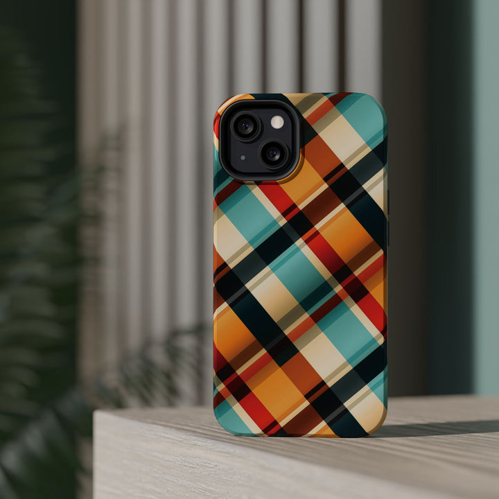 Checkered Plaid Magsafe Gift for Her Cute Phone Case for Iphone, | iPhone 16 | iPhone 15 Pro Max, Iphone 14 Pro Max, 13 12 11 10 9 8 7 - Studio40ParkLane