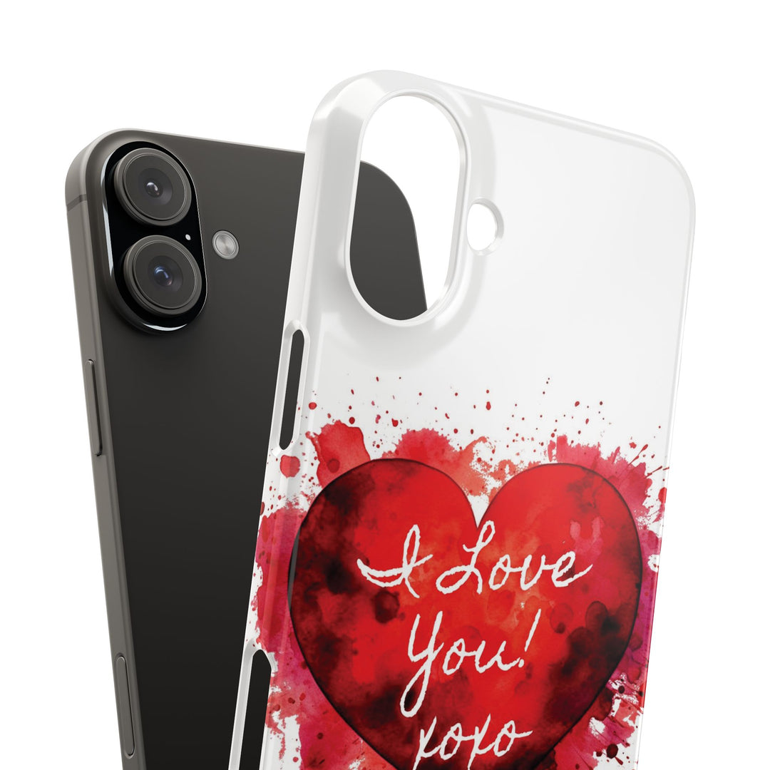 Slim Custom Personalized Valentine Love Gift for Her Cute Phone Cases for Iphone 16 Pro Max | iPhone 15 Case | iPhone 15 Pro Max Case, Iphone 14, 13, 12, 11, 10, 8, 7 - Studio40ParkLane