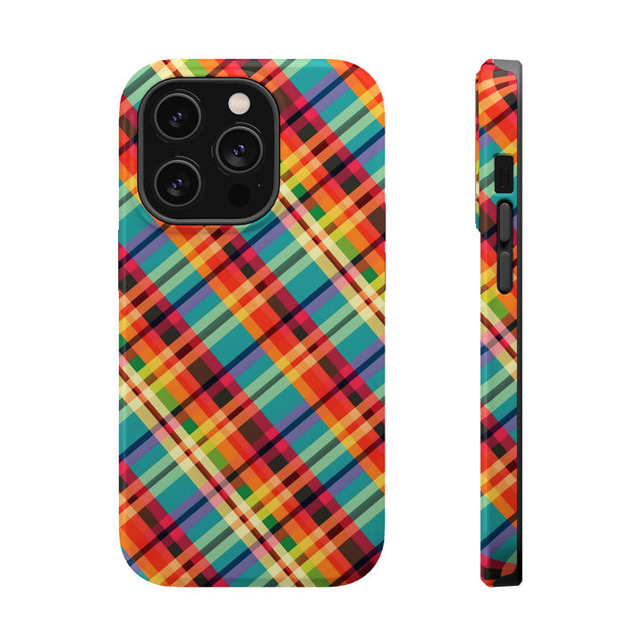 Checkered Plaid Magsafe Gift for Her Cute Phone Case for Iphone, | iPhone 16 | iPhone 15 Pro Max, Iphone 14 Pro Max, 13 12 11 10 9 8 7 - Studio40ParkLane