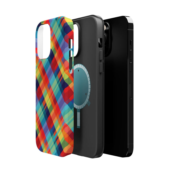 Checkered Plaid Magsafe Gift for Her Cute Phone Case for Iphone, | iPhone 16 | iPhone 15 Pro Max, Iphone 14 Pro Max, 13 12 11 10 9 8 7 - Studio40ParkLane