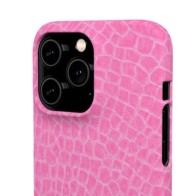Snap Non Leather Pink Color Pattern Gift for Her Cute Phone Cases for Samsung Galaxy S24, S23, S22, S21, S20, Plus, Ultra, Iphone 16, 15, 14, Pro and Max - Studio40ParkLane
