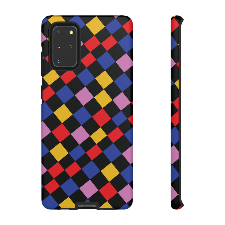 Aesthetic Tough Colorful Checkerboard Phone Case Premium - For iPhone 17 Pro Max iPhone 16 Pro iPhone 15 Iphone 14 Plus 13 Pro 12 11 10 XR - Studio40ParkLane