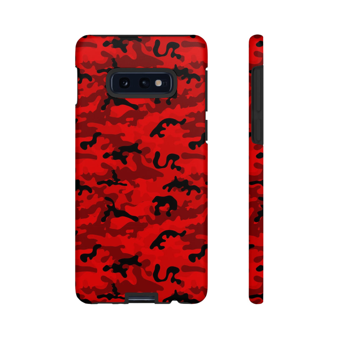 Impact Resistant, Red Camo Camouflage, Cute Phone Cases for Samsung S24, S23, S22, S21, IPhone 15 pro Iphone 14 pro Iphone 13 IPhone 12 Iphone 11 - Studio40ParkLane