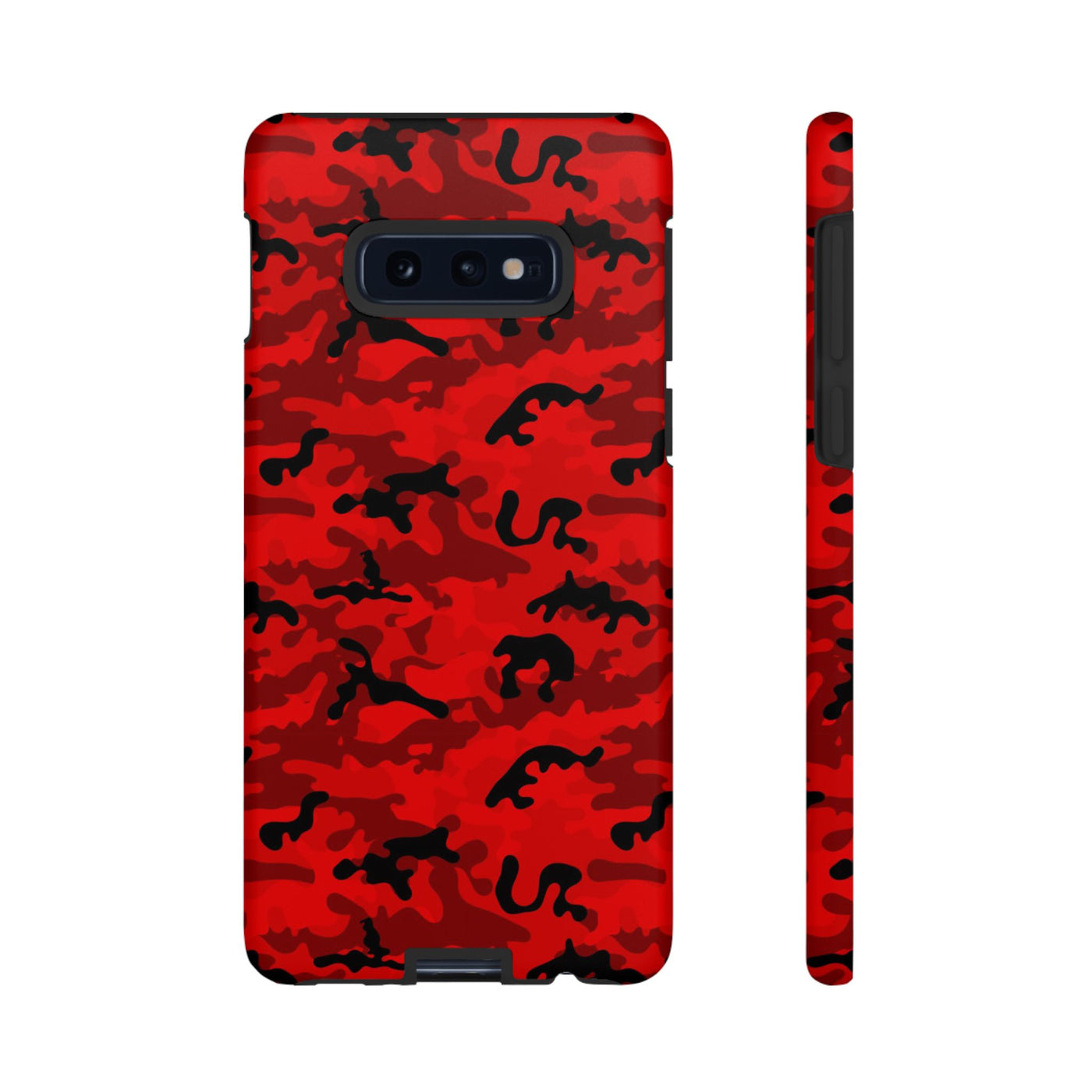 Impact Resistant, Red Camo Camouflage, Cute Phone Cases for Samsung S24, S23, S22, S21, IPhone 15 pro Iphone 14 pro Iphone 13 IPhone 12 Iphone 11