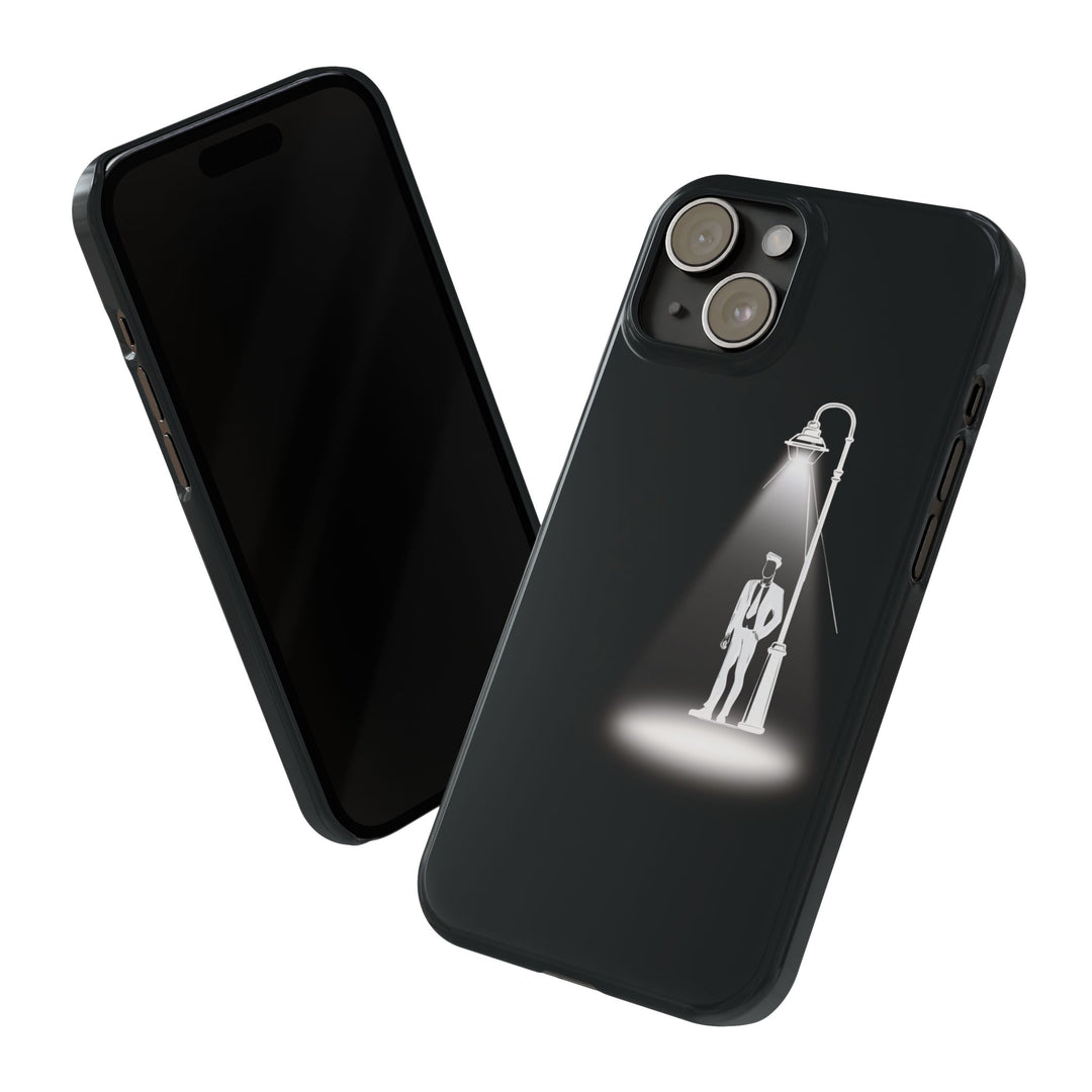 Slim Mystery Man Spotlight Gift for Her Cute Phone Cases for Iphone 16 Pro Max | iPhone 15 Case | iPhone 15 Pro Max Case, Iphone 14, 13, 12, 11, 10, 8, 7 - Studio40ParkLane