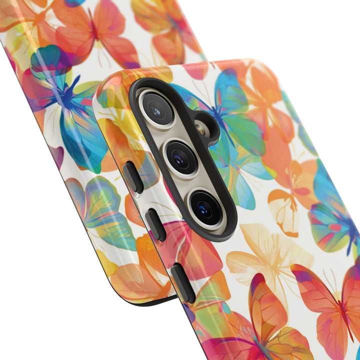 Cute Samsung Case | Cool Iphone Case | Summer Bright Butterflies, Samsung S24, S23, S22, S21, IPhone 15 Case | Iphone 14 Case, Iphone 13 Case - Studio40ParkLane