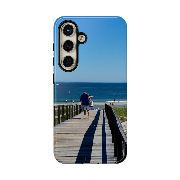 Cute Samsung Case | Cool Iphone Case | Summer Beach Walk, Samsung S24, S23, S22, S21, IPhone 15 Case | Iphone 14 Case, Iphone 13 Case - Studio40ParkLane