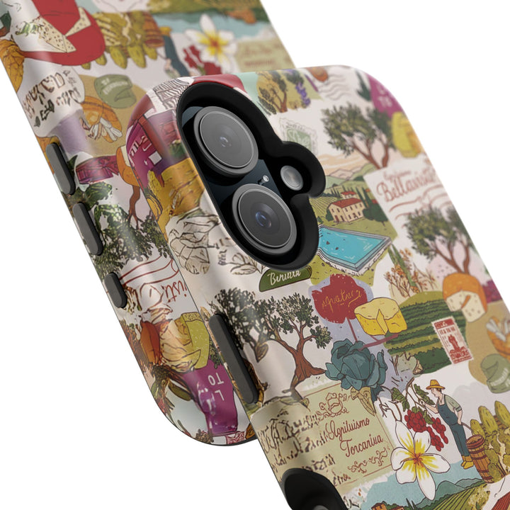 Italy Tuscany Coquette Collage Tough Magsafe Cute Phone Cases for Iphone | iPhone 17 Pro Max Case, Iphone 16, Iphone 15 14 13 12 11 10 9 - Studio40ParkLane