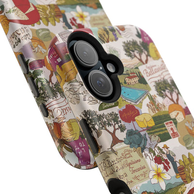 Italy Tuscany Coquette Collage Tough Magsafe Cute Phone Cases for Iphone | iPhone 17 Pro Max Case, Iphone 16, Iphone 15 14 13 12 11 10 9 - Studio40ParkLane