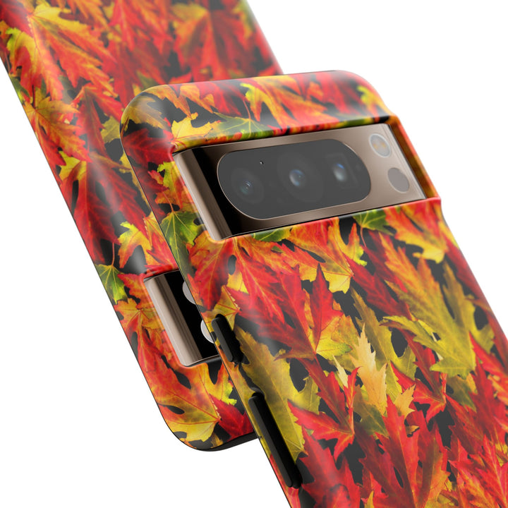 Fall Leaves Impact Resistant, Cute Phone Cases for Samsung S24, S23, S22, S21, IPhone 15 pro Iphone 14 pro Iphone 13 IPhone 12 Iphone 11 - Studio40ParkLane