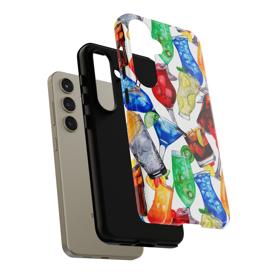 Cute Samsung Case | Cool Iphone Case | Summer Fruit Cocktail, Samsung S24, S23, S22, S21, IPhone 15 Case | Iphone 14 Case, Iphone 13 Case - Studio40ParkLane