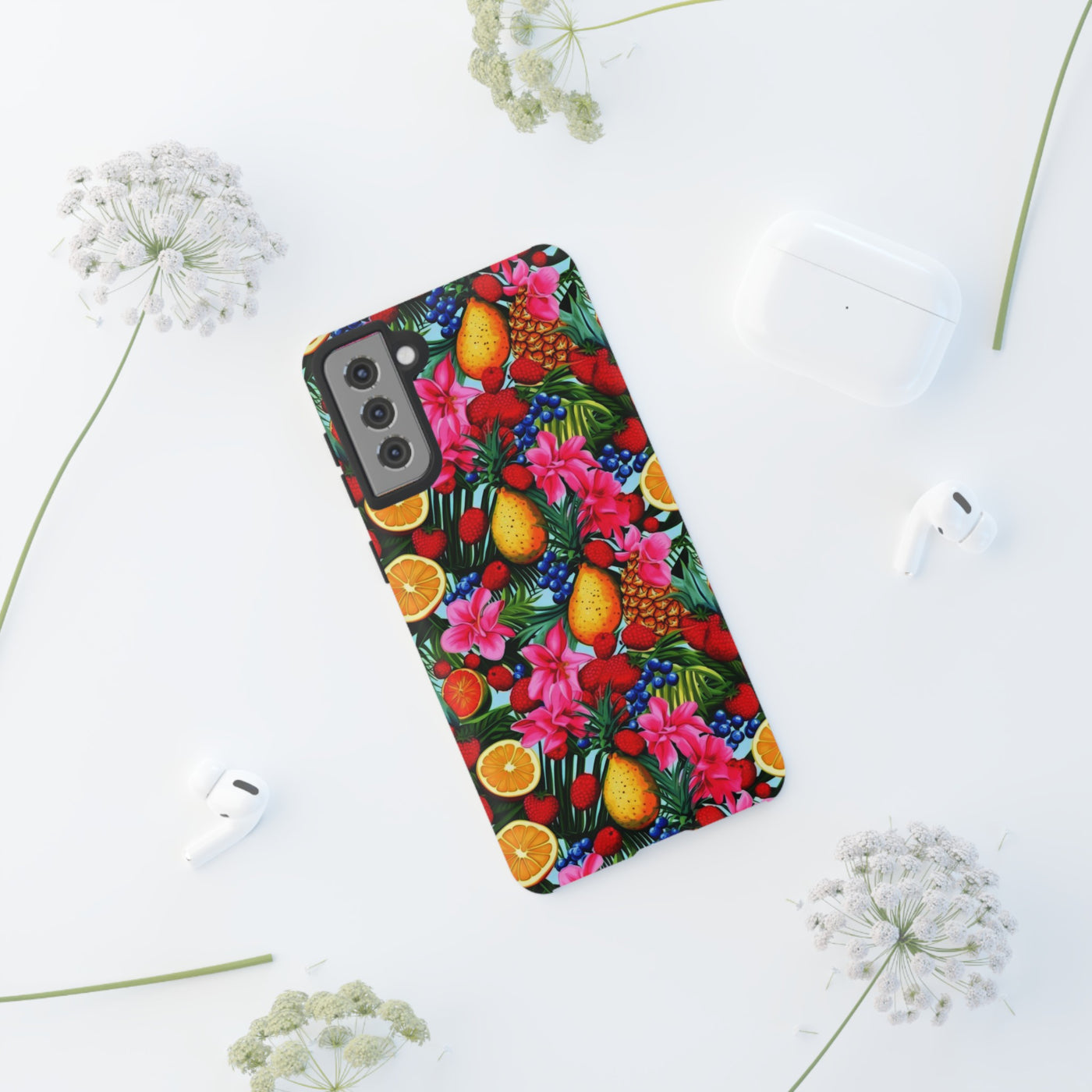 Cute Samsung Case | Cool Iphone Case | Summer Mixed Fruit, Samsung S24, S23, S22, S21, IPhone 15 Case | Iphone 14 Case, Iphone 13 Case