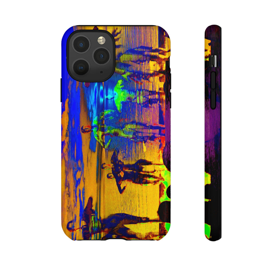 Cute IPhone Case | iPhone 15 Case | iPhone 15 Pro Max Case, Iphone 14 Case, Iphone 14 Pro Max Case IPhone Case for Art Lovers, Sunset Dance Blue Yellow - Studio40ParkLane