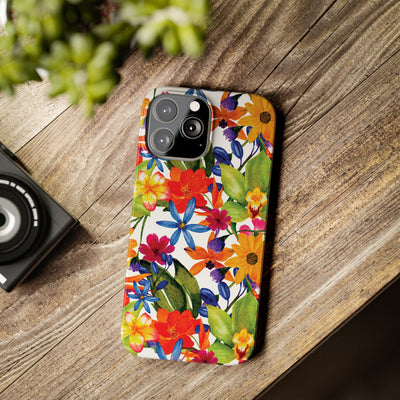 Slim Spring Flowers Gift for Her Cute Phone Cases for Iphone 16 Pro Max | iPhone 15 Case | iPhone 15 Pro Max Case, Iphone 14, 13, 12, 11, 10, 8, 7 - Studio40ParkLane