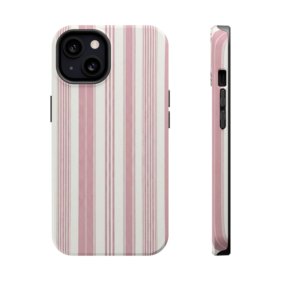 MagSafe Cute Phone Case, Coastal Striped Phone Case for iPhone 17 16 15 14 13 12 Pro Max, Samsung S26 S25 S24 Ultra case - Studio40ParkLane