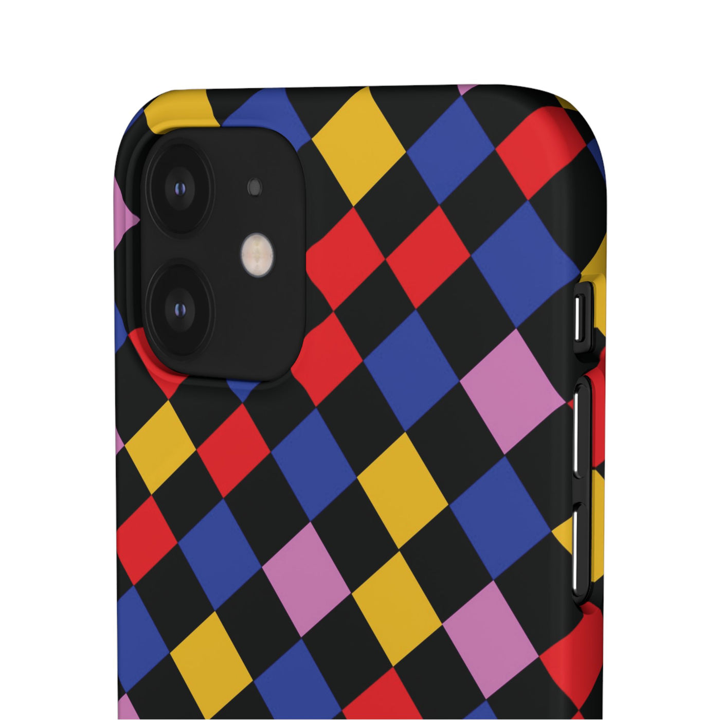 Colorful Checkerboard Cute Phone Case - Sleek Snap - for iPhone 16 15 14 13 12 11 Max Pro Plus Samsung Galaxy S24 S23 S22 S21 S20 Plus Ultra - Studio40ParkLane