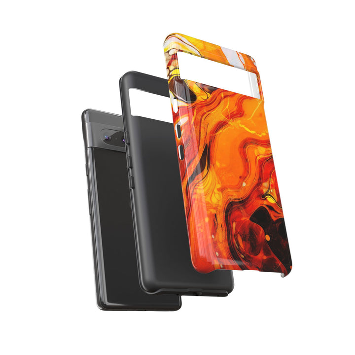 Impact Resistant, Fall Colors Marble, Cute Phone Cases for Samsung S24, S23, S22, S21, IPhone 15 pro Iphone 14 pro Iphone 13 IPhone 12 Iphone 11 - Studio40ParkLane