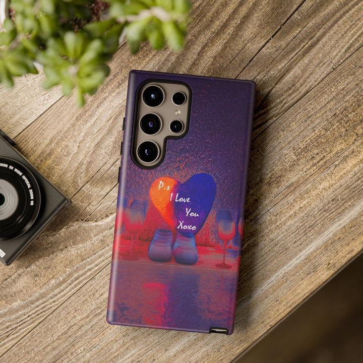 Cute Samsung Case | Cool Iphone Case | PS I love You - Heart, Samsung S24, S23, S22, S21, IPhone 15 Case | Iphone 14 Case, Iphone 13 Case - Studio40ParkLane