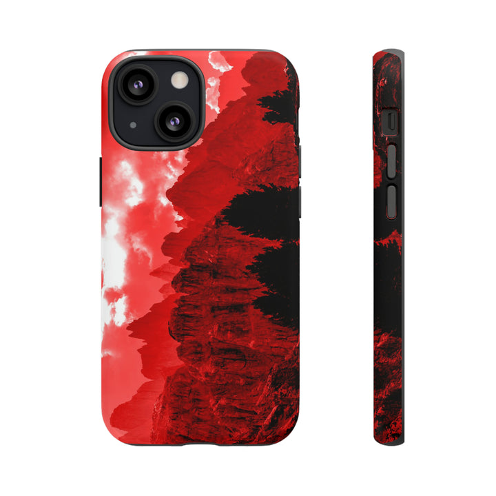 Cute IPhone Case | iPhone 15 Case | iPhone 15 Pro Max Case, Iphone 14 Case, Iphone 14 Pro Max Case IPhone Case for Art Lovers - Red Mountains - Studio40ParkLane