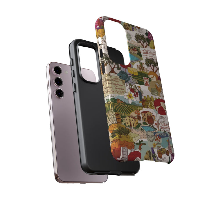 Italy Tuscany Coquette Collage Tough Premium Phone Case - For iPhone 17 Pro Max iPhone 16 Pro iPhone 15 Iphone 14 Plus 13 Pro 12 11 10 XR - Studio40ParkLane