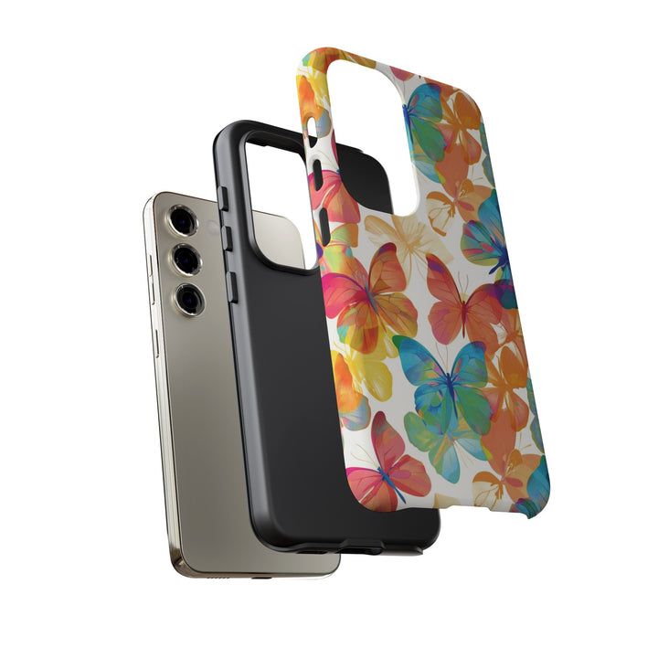 Cute Samsung Case | Cool Iphone Case | Summer Bright Butterflies, Samsung S24, S23, S22, S21, IPhone 15 Case | Iphone 14 Case, Iphone 13 Case - Studio40ParkLane