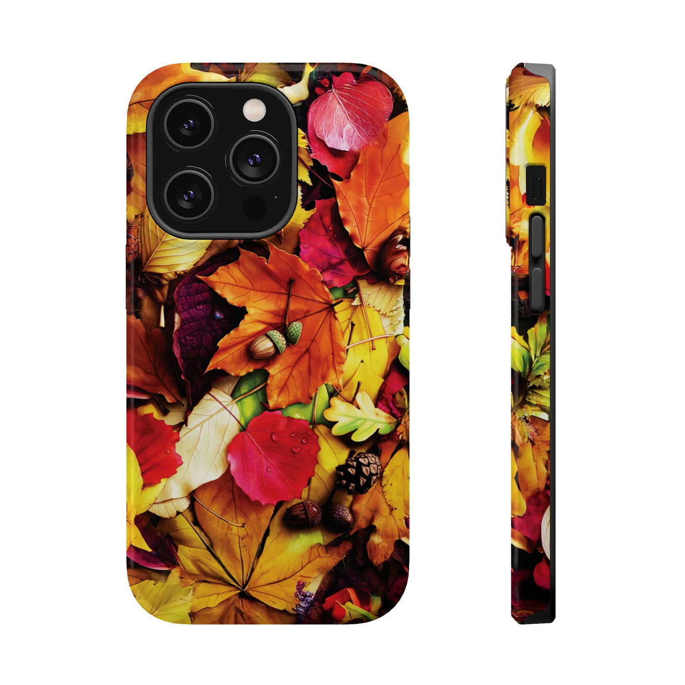 Aesthetic Tough Magsafe Fall Leaves Foliage Phone Case - For iPhone 17 Pro Max iPhone 16 Pro iPhone 15 Iphone 14 Plus 13 Pro 12 11 10 - Studio40ParkLane