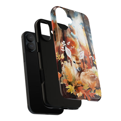 Autumn Fall Deer Forest Gift for Her Cute Phone Case for, Samsung Galaxy S24, S23, S22, S21, IPhone 16 Case | Iphone 15, Iphone 14, IPhone 13 Case