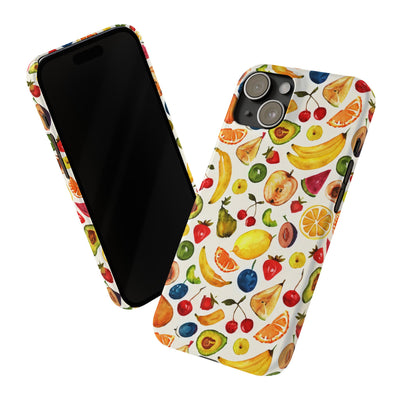 Fruit Mix Display Slim Cute Phone Cases for Iphone  | iPhone 15 Case | iPhone 15 Pro Max Case, Iphone 14, Iphone 14 Pro Max, Iphone 13