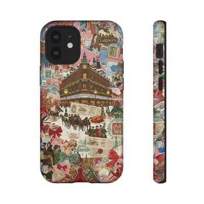 Aesthetic Tough London Coquette Collage Premium Phone Case - For iPhone 17 Pro Max iPhone 16 Pro iPhone 15 Iphone 14 Plus 13 Pro 12 11 10 XR - Studio40ParkLane
