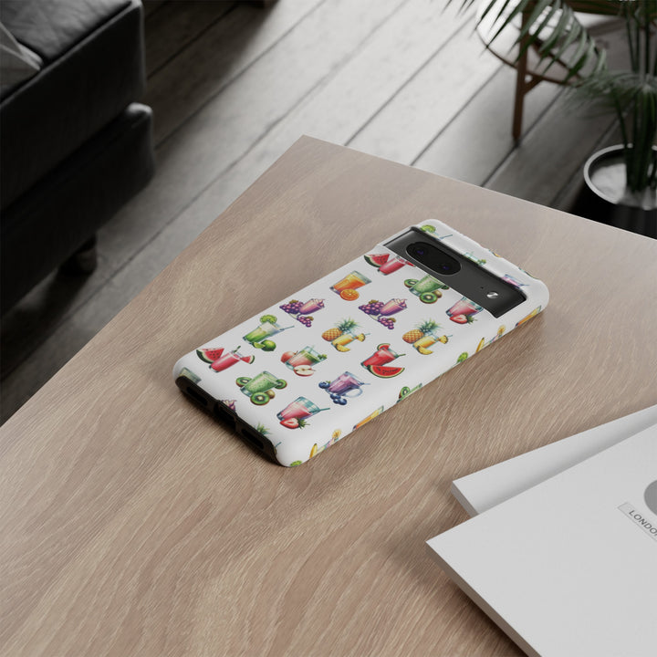 Cute Samsung Case | Cool Iphone Case | Tropical Summer Fruit Cocktail, Samsung S24, S23, S22, S21, IPhone 15 Case | Iphone 14 Case, Iphone 13 Case - Studio40ParkLane