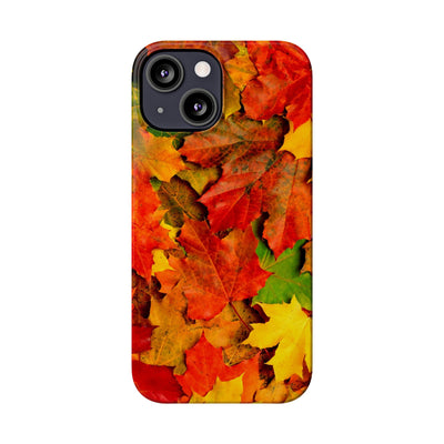 Slim Fall Leaves Slim Cute Phone Cases for Iphone  | iPhone 15 Case | iPhone 15 Pro Max Case, Iphone 14, Iphone 14 Pro Max, Iphone 13