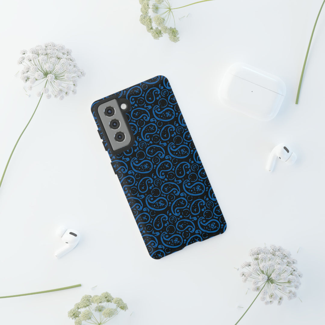 Samsung Galaxy Phone Case | Galaxy S23, S22, S21, S20 | Luxury Case Double Layered | Impact Resistant | Fashionable - Paisley 4 - Studio40ParkLane