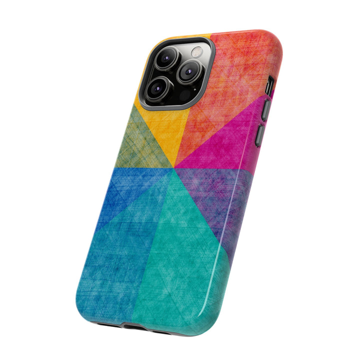 Impact Resistant, Colored Shapes, Cute Phone Cases for Samsung S24, S23, S22, S21, IPhone 15 pro Iphone 14 pro Iphone 13 IPhone 12 Iphone 11 - Studio40ParkLane