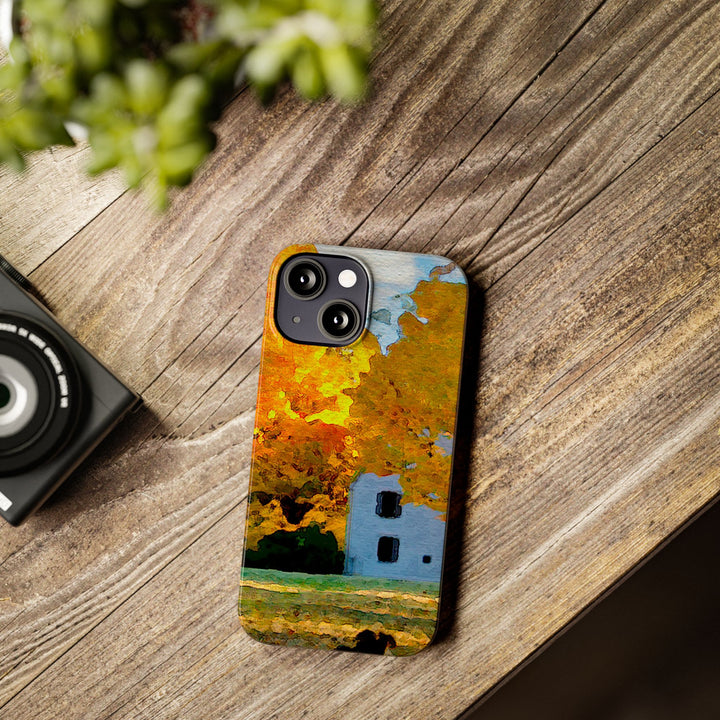 Slim Cute Phone Cases for Iphone - | iPhone 15 Case | iPhone 15 Pro Max Case, Iphone 14 Case, Iphone 14 Pro Max, Iphone 13, New England Fall Leaves - Studio40ParkLane