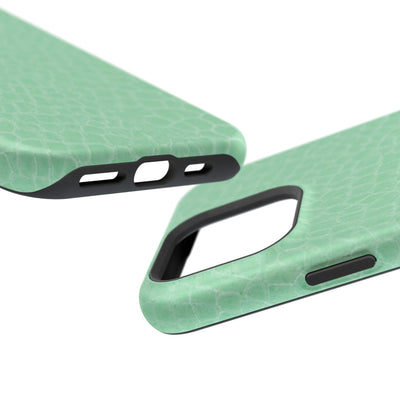 Non Leather Mint Color Pattern Magsafe Cute Phone Case for Iphone Gift for Her, | iPhone 15 Case | iPhone 15 Pro Max Case, Iphone 14, Iphone 14 Pro Max, Iphone 13, Iphone 16 - Studio40ParkLane