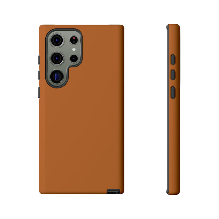 Premium Tough Rusty Brown Orange Gift for Her Cute Phone Cases for Samsung S25 S24, S23, S22, S21, Iphone, 16, 15, 14, 13 Pro Max Ultra - Studio40ParkLane