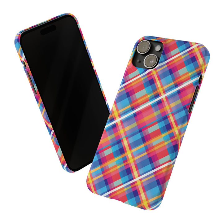 Slim Checkered Plaid Gift for Her Cute Phone Cases for Iphone 16 Pro Max | iPhone 15 Case | iPhone 15 Pro Max Case, Iphone 14, 13, 12, 11, 10, 8, 7 - Studio40ParkLane